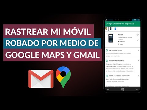 Part of a video titled Cómo Localizar o Rastrear mi Celular Robado por Medio de Google Maps ...
