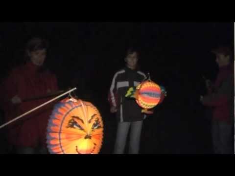 Borač - lampiónový průvod 28.10. 2008