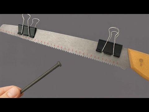 So schärfen Sie ein Sägeblatt rasiermesserscharf – schnell, einfach, effektiv! Nützliche Idee von W