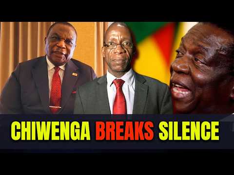 Zimbabwe Vice President Constantino Chiwenga speaks at a podium