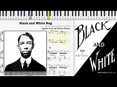 Black and White Rag by George Botsford (1908, Ragtime piano)
