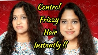 how to get rid of frizzy hair in 5 minutes | My Elegance Beauty Tamil