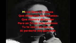 ANA GABRIEL QUE MANERA DE PERDER con letra