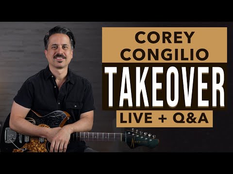 Beginner Blues Lead Guitar - Corey Congilio Takeover (Live + Q&A)