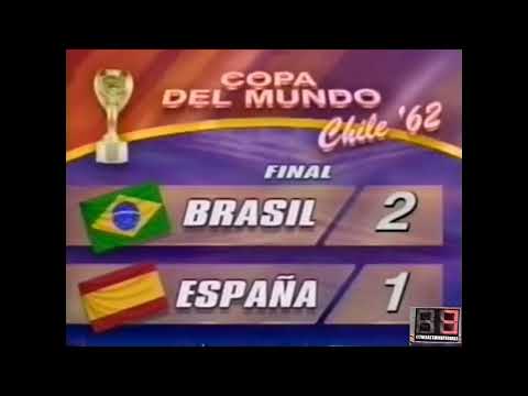 LATE GOAL of Amarildo Tavares (Brazil) v Spain at 85／ 1962 World Cup GS MD3