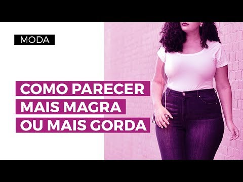 LOOKS PARA PARECER MAIS MAGRA OU MAIS GORDA | Camila Gaio