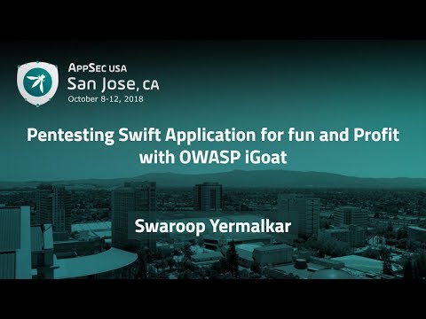 Image thumbnail for talk Pentesting Swift Application with OWASP iGoat