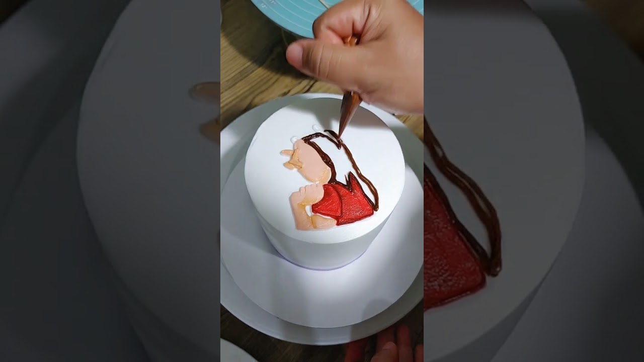 portrait vector cake