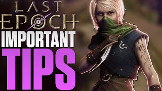 MUST KNOW - Crafting in Last Epoch - Tips & Tricks
