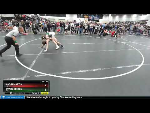 119 Lbs Champ. Round 2 - Kadin Martin, MN Vs Owen Dennis, OH 004c