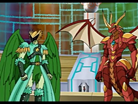 Dan & Shun vs Mason & Taylor - Jake & Marucho vs Sid & Casey - Bakugan Gundalian Invaders(Episode 8)