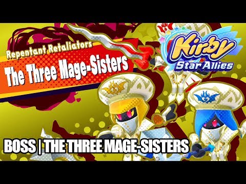 Kirby Star Allies - Boss | The Three Mage-Sisters [Nintendo Switch]