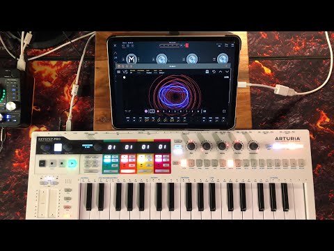 VS Visual Synth - SynthMaster 2 - FAC Drumkit - AUM - Arturia KeyStep Pro - Live