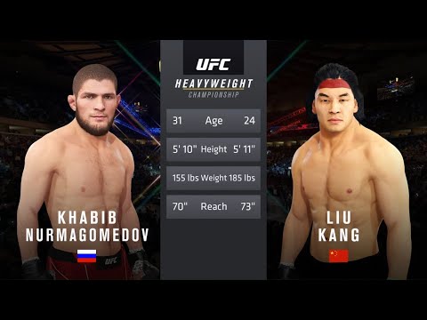 Khabib vs. Liu Kang - EA Sports UFC 4 - Champion Fight