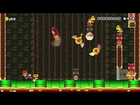 5-MINIBOSS:Vs Koopa Bros by Myuu - Super Mario Maker - No Commentary 1bk