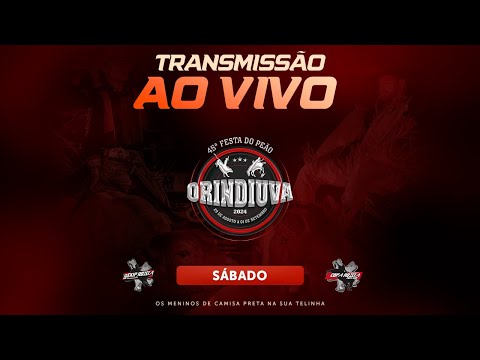 ORINDIÚVA-SP 2025 | SÁBADO (AO VIVO)