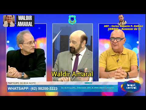 Waldir Amaral Locutor Esportista natural de Pilar de Goiás CONSEG EM AÇÃO INFORMA 