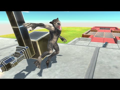 Giant Hammer Kick Every Units - Animal Revolt Battle Simulator