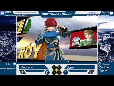 Zaphros (Link, Mario) Vs. Liyrex (Roy) CUGI Weekly Circuit 4/4/17 Losers Finals