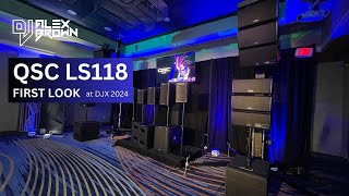 Video thumbnail for QSC LS118 First Look at DJX 2024 by DJ Alex Brown