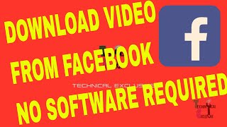 Video Download From Facebook No Sotware Required