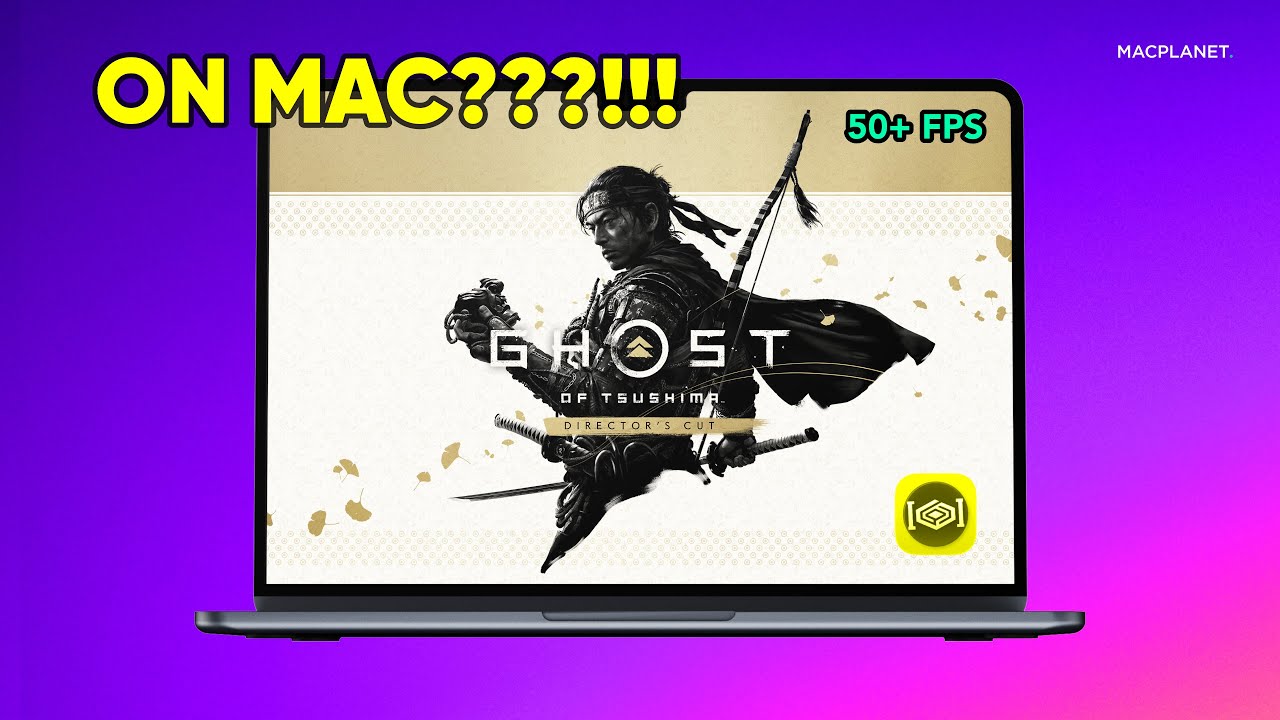 Ghost of Tsushima on MacBook Air — CrossOver Performance & Gameplay