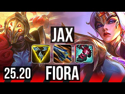 JAX vs FIORA (TOP) | Penta, 48k DMG, 19/3/7, Legendary | EUW Master | 25.20