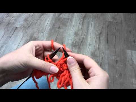 Schlingenmuster stricken