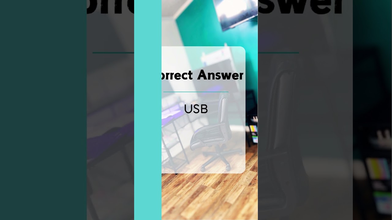 Byte-Sized CompTIA A+ Practice Quiz: What is a common port for connecting peripherals? #Tech [2025]