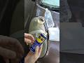 Headlight Restoration using WD-40