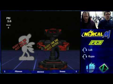 BOSS3 - Pools - Sneez (ROB) v Pikmon (Game/Watch)