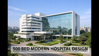 500 Bed Modern Hospital Design | Multi-Specialty Healthcare Campus | M