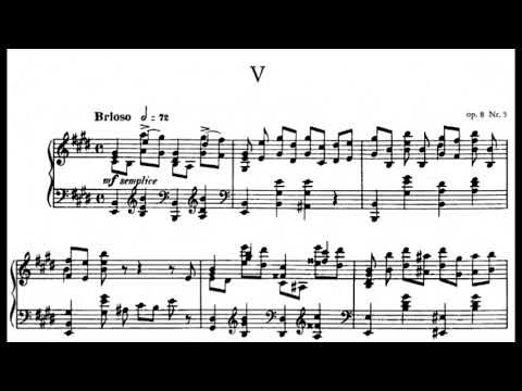 Alexander Scriabin - 12 Etudes Op. 8 (Audio + sheet music)