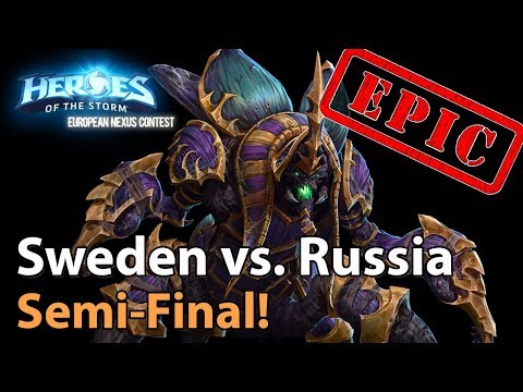 ► EPIC! Heroes of the Storm Nationscup: Sweden vs. Russia - Semifinals