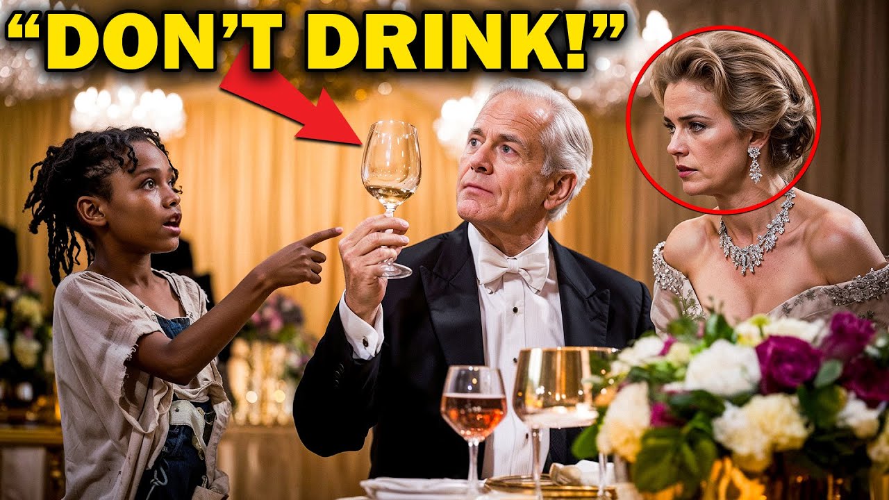 Little Black Girl Warns Billionaire, ‘Don’t Drink That!’—His Mistress’s Sinister Plan Revealed!