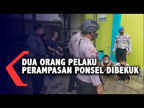 Dua Orang Pelaku Perampasan Ponsel Dibekuk