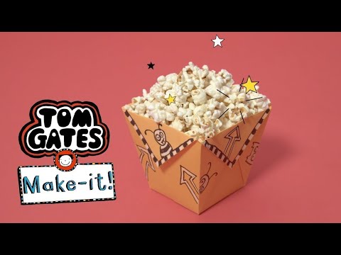 Make It ✂️ Popcorn Holder | The Brilliant World Of Tom Gates | Season Two | Crafts For Kids - Kids (6+), Kingdom Kids Zone - Tom Gates Brilliant World