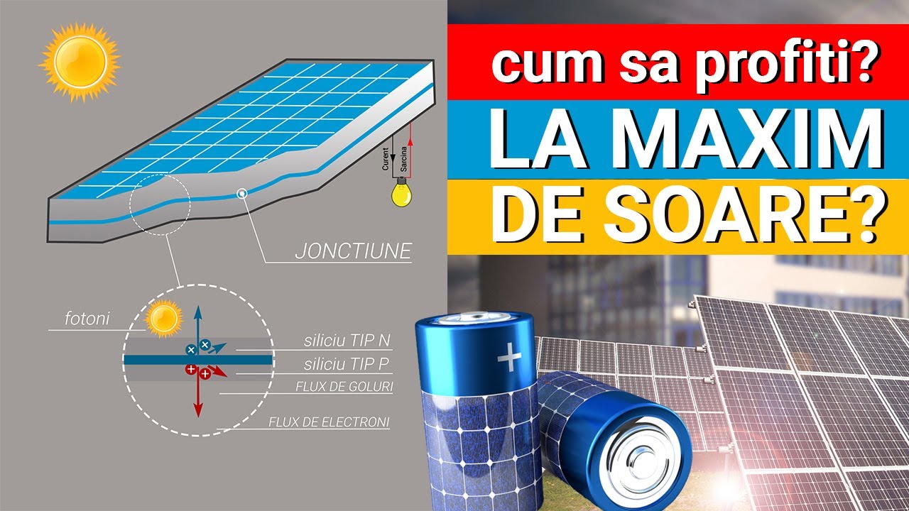 Cum functioneaza ENERGIA SOLARA in panouri FOTOVOLTAICE?