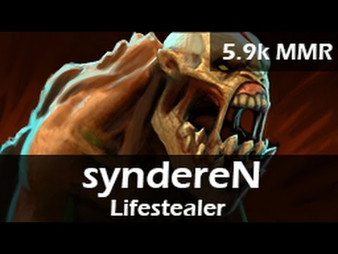 921: syndereN as Lifestealer Safelane(R)  - 5.9k MMR Ranked DOTA 2 Gameplay VOD
