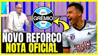 EXPLODIU AGORA! GE CONFIRMOU CONTRATO AT 2026! MERCADO DA BOLA GRMIO NOTCIAS DO GRMIO!