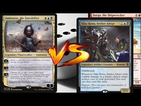 Aminatou Vs Dargo Silas - MTG EDH Duel Commander