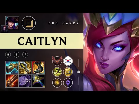 Caitlyn ADC vs Miss Fortune - KR Grandmaster Patch 25.24