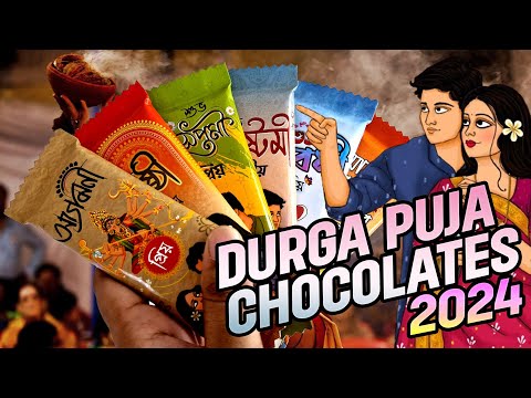 Durga Puja Chocolate 2024 | How To Make Customized Chocolate Wrappers | Chocolate Wrapping Paper