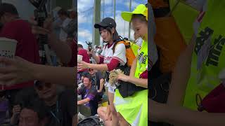 籃籃賣啤酒5　 20250216 ロッテマリーンズvs楽天モンキーズ　石垣島交流戦　ビールの売り子になった籃籃  #cheerleader  #rakutengirls　#樂天女孩