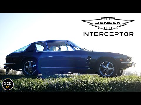 JENSEN INTERCEPTOR III SERIES 3 1973 | 4K | Test drive in top gear with S3 V8 engine sound | SCC TV