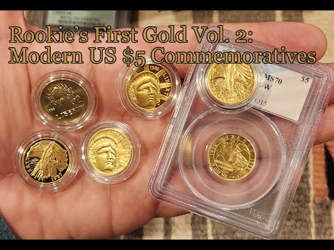 Gold Rookie's First Purchase Volume 2: Modern US $5 Commemoratives