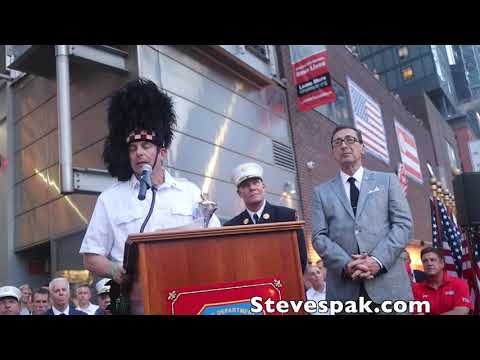 September 11, 2019  FDNY WTC Sunset Cerenony