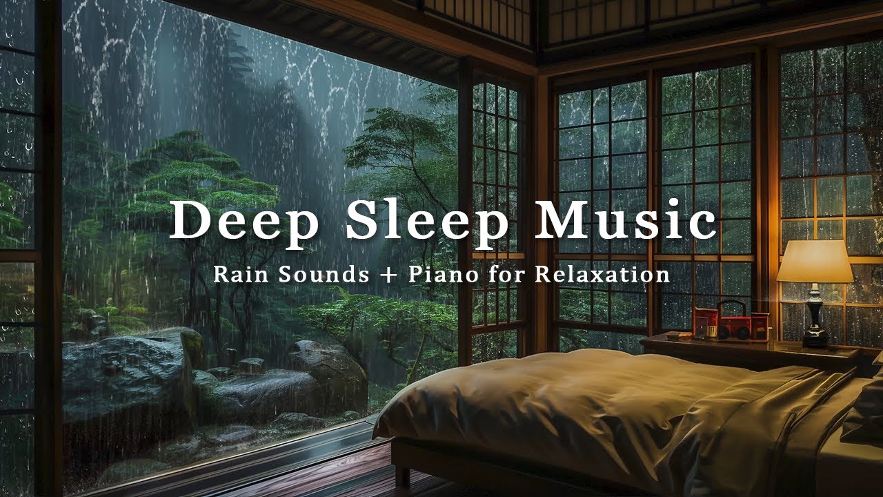 FALL INTO SLEEP INSTANTLY - Relaxing Sleep Music + Insomnia | Rain Sounds for Stress Relief, Anxiety