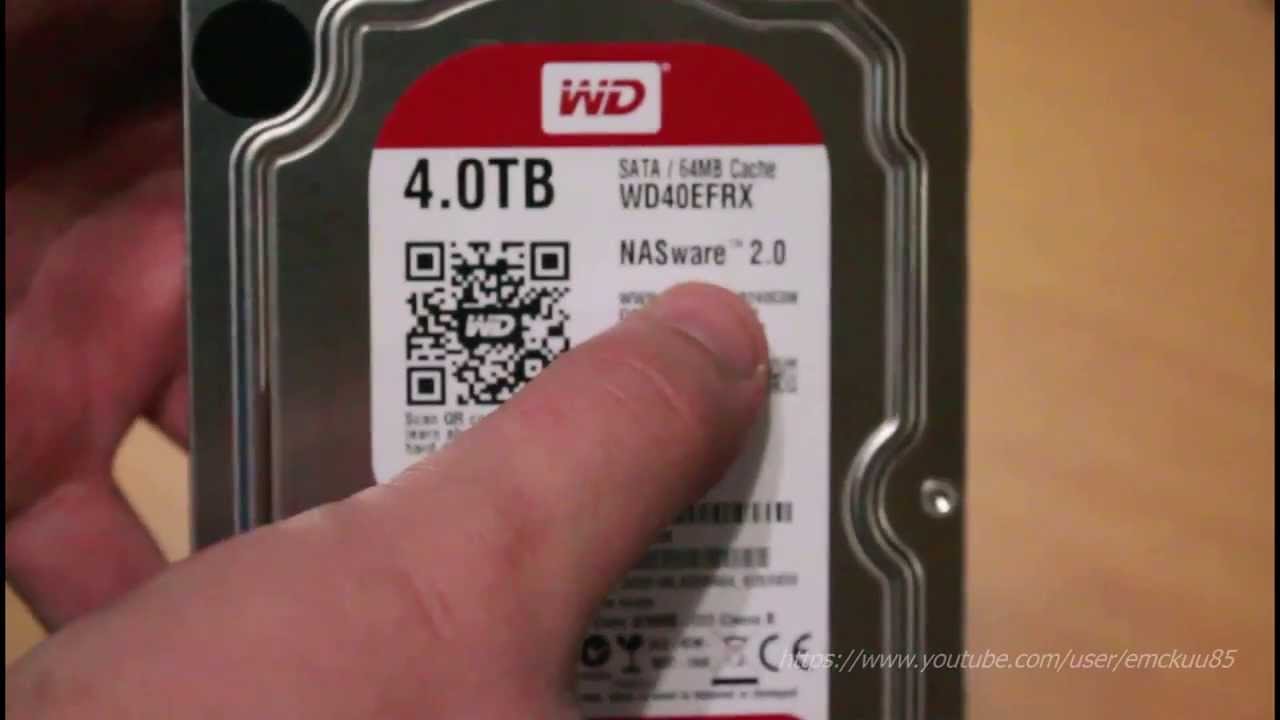 Жёсткий диск Western Digital WD Red NAS Edition 4Tb 3,5" IntelliPower 64MB (SATA-III), WD40EFRX