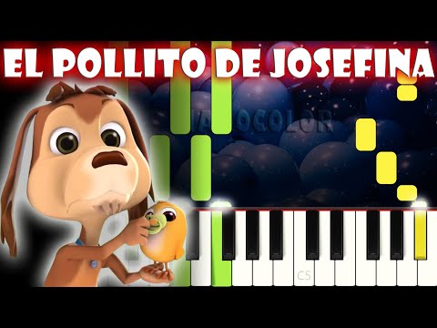 El Pollito de Josefina | Piano Cover | Tutorial | Karaoke